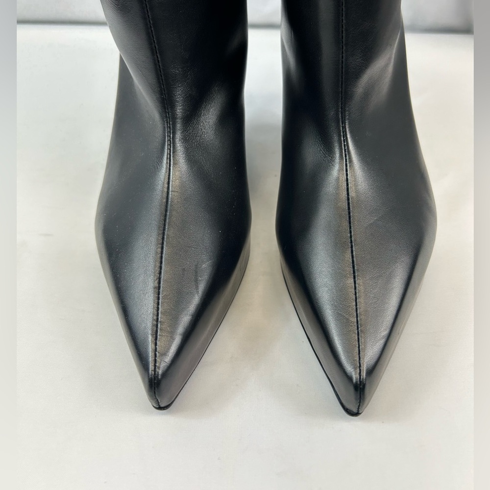 GIVENCHY 
Calfskin G Lock Wedge Knee High Boots - Picture 3 of 8